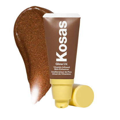 Glow I.V. Vitamin-Infused Skin Enhancer - Makeup - Kosas - 09_Kosas_GLOWIV_PDP_Revitalise_02 - The Detox Market | Revitalize - sheer deep bronze