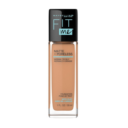 Maybelline New York Fit Me Matte + Pore Less Foundation, 1 fl oz
