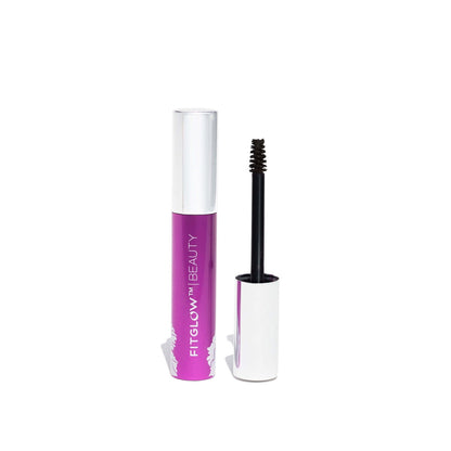 Protein Plant Brow Gel - Makeup - Fitglow Beauty - BrowGel_DarkBrown - The Detox Market | Dark Brown