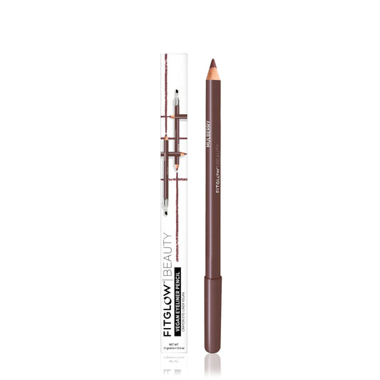 Vegan Eye Liner - Makeup - Fitglow Beauty - EyePencilLiner_single_Mulberry_box - The Detox Market | Mulberry