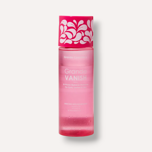 Grande Cosmetics GrandeVANISH Bi-Phase Makeup Remover for Eyes, Lashes & Lips