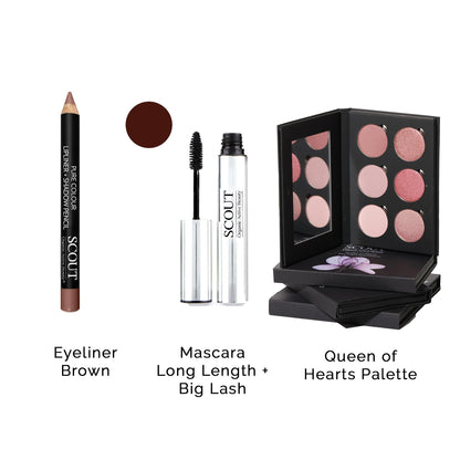 Mascara, Eyeliner & Eye Shadow Pallet Kit