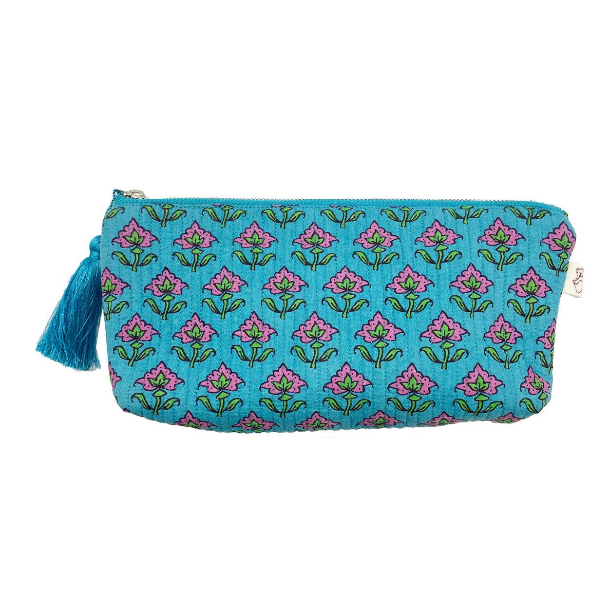 Hold Me Clutch - Quilted Blue Floral  NEW!