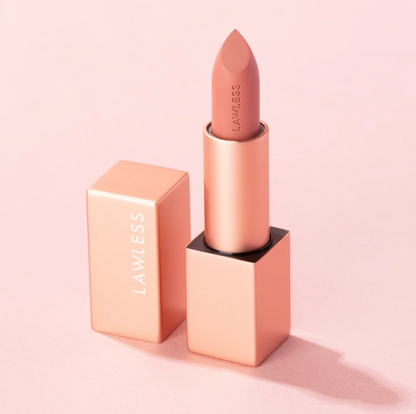 Forget The Filler Lip Plumping Line Smoothing Satin Cream Lipstick