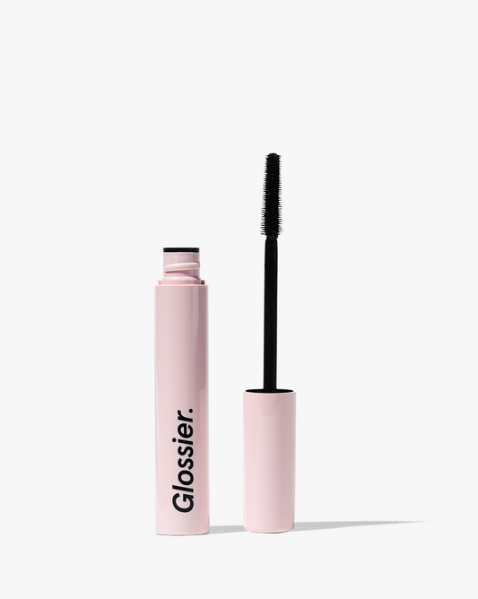 black | open tube of lash slick mascara in black