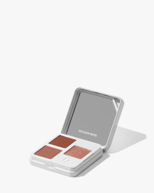 clay | product packaging of monochromes in clay against white background.